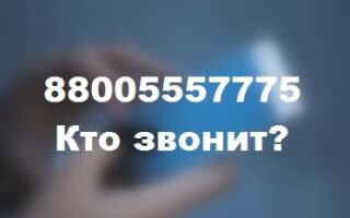 88005557775 — кто звонил с этого номер, чей телефон?